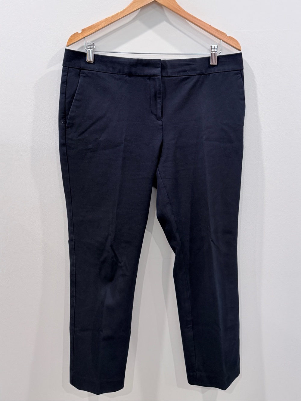 Ann Taylor Straight Leg Navy Blue Devin Fit Pant